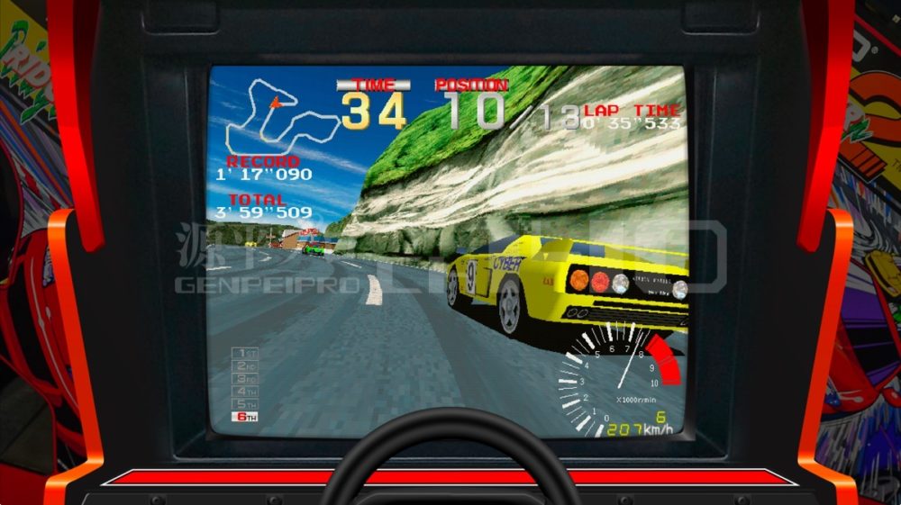 リッジレーサーとSD筐体と（ダッシュボードとコントロールユニット）@ アーケードゲーム千夜一夜