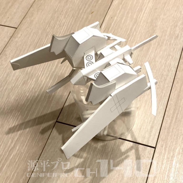 飛鉄塊斑鳩ペーパークラフトを作る話 １号機